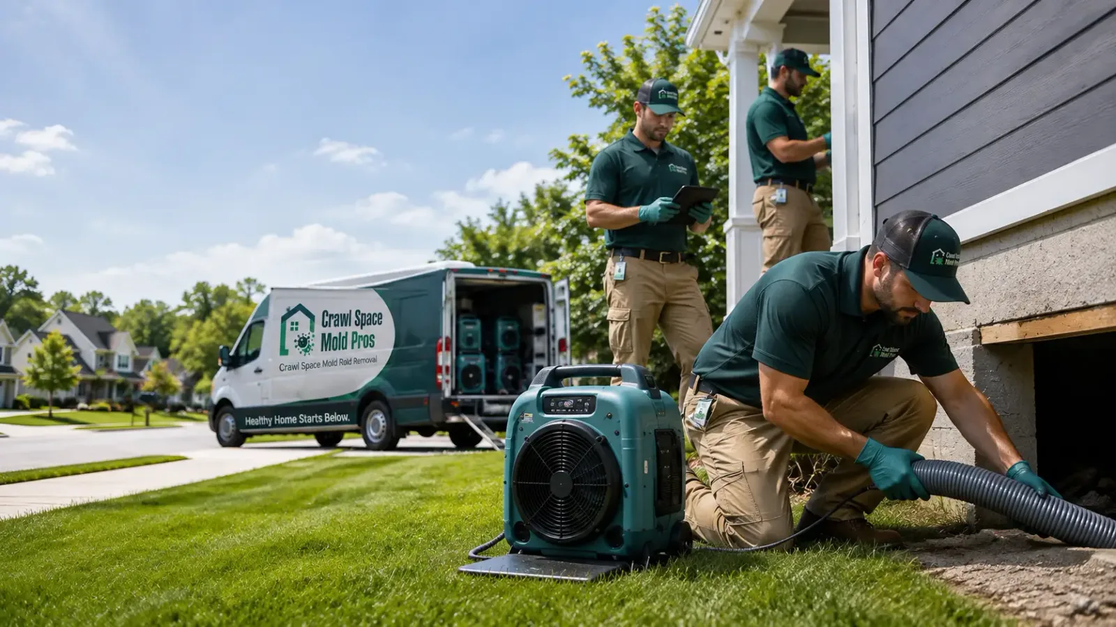Crawl Space Mold Removal in Swanlake, ID